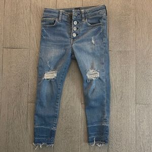 Super cute stretch high rise size 5 girls jeans
